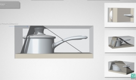 奶锅缓冲包装设计五种内固定方式