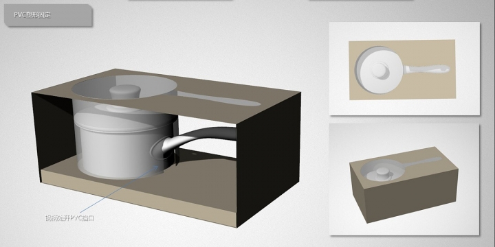 奶锅缓冲包装设计五种内固定方式