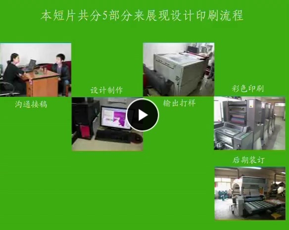 从设计到印刷全流程教学片